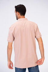 Mens Slim Fit Half Sleeve Polo T-shirt With Tomato Print On The Front