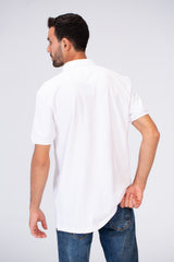 Mens Slim Fit Half Sleeve Polo T-shirt With Tomato Print On The Front