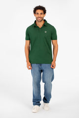 Men's Tomato Slim Fit Pika Polo T-Shirt With Short Sleeves