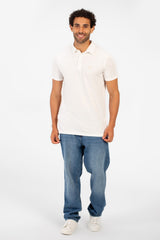 Men's Tomato Slim Fit Pika Polo T-Shirt With Short Sleeves