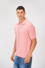 Men's Slim Fit Cotton Polo Neck Short Sleeve T-Shirt In High Quality