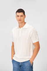 Men's Slim Fit Cotton Polo Neck Short Sleeve T-Shirt In High Quality