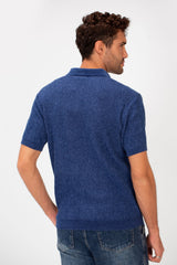 Men's Slim Fit Short Sleeve Half Zip High Quality Polo T-Shirt