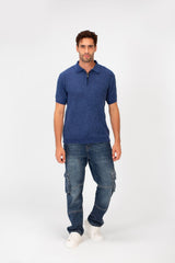 Men's Slim Fit Short Sleeve Half Zip High Quality Polo T-Shirt