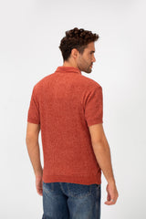 Men's Slim Fit Short Sleeve Half Zip High Quality Polo T-Shirt