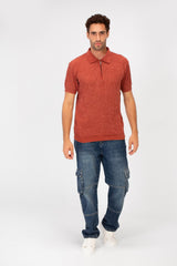 Men's Slim Fit Short Sleeve Half Zip High Quality Polo T-Shirt