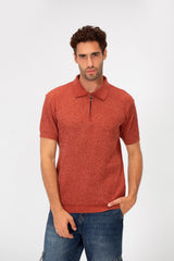 Men's Slim Fit Short Sleeve Half Zip High Quality Polo T-Shirt