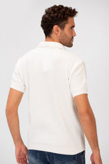 Men's Slim Fit Short Sleeve Half Zip High Quality Polo T-Shirt