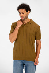 Men's Tomato Summer Polo Neck Half Sleeve T-Shirt With A Distinctive Modern Design