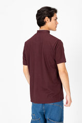 Men's Tomato Short Sleeve Polo T-Shirt