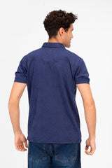 Men's Slim Fit Wooded Polo T-Shirt