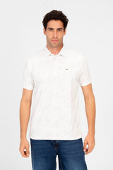 Men's Slim Fit Wooded Polo T-Shirt