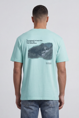 Men’s Tomato Store Graphic Regular Fit T-Shirt Minimal Front Print Outdoor Inspired Back Graphic
