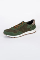 Mens Shoes Two Tone Suede Lace Up Shoes