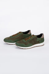 Mens Shoes Two Tone Suede Lace Up Shoes