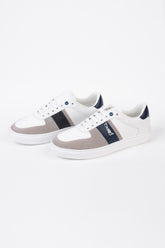 Men's Sneakers Shoes With Tomato Print On The Side White Gray