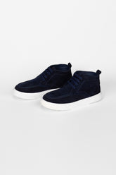 Men's Suede Lace Up Half Boot