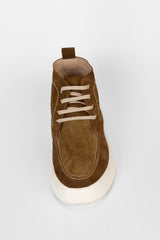 Men's Suede Lace Up Half Boot