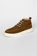 Men's Suede Lace Up Half Boot