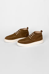 Men's Suede Lace Up Half Boot