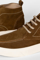 Men's Suede Lace Up Half Boot
