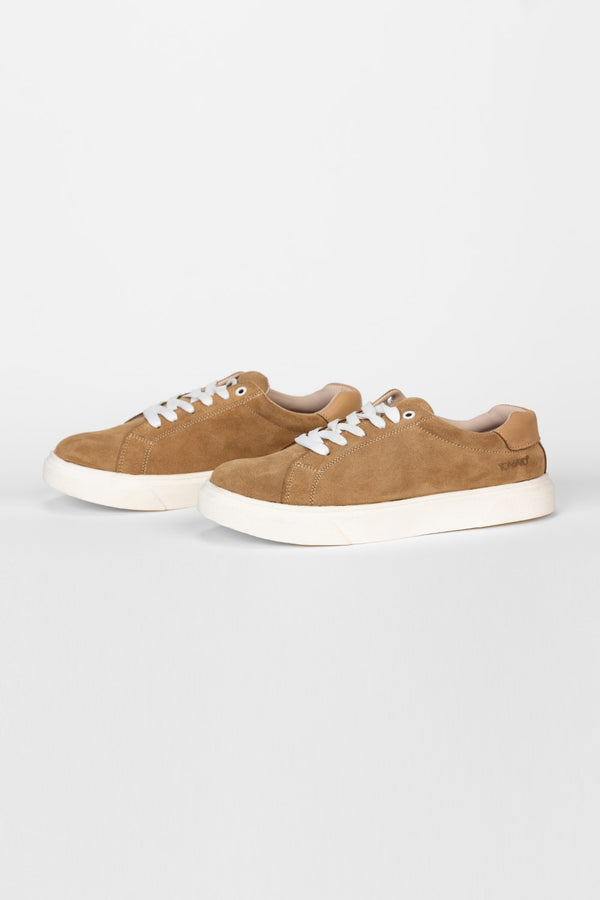Men's Tomato Suede Lace-Up Sneakers Shoes