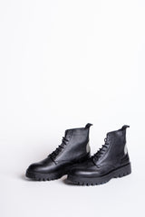 Men's High Top Leather Half Boot Shoes