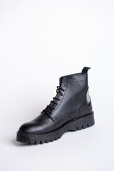 Men's High Top Leather Half Boot Shoes