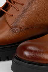 Men's High Top Leather Half Boot Shoes