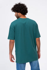 Mens Oversize T-shirt With Short Sleeves And A Round Neck