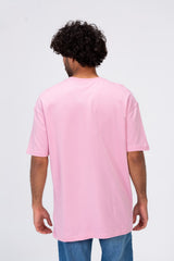 Mens Oversize T-shirt With Short Sleeves And A Round Neck