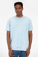 Men's Washed Cutting Oversize T-Shirt