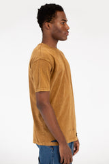 Men's Washed Cutting Oversize T-Shirt