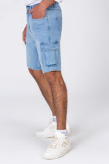 Mens Jeans Short With Comfortable Fit And Side Pockets-11