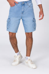 Mens Jeans Short With Comfortable Fit And Side Pockets-11