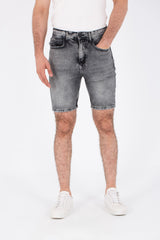 Mens Denim Used Short With Five Pockets And Tomato Patch At The Back