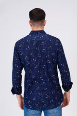 Mens Long Sleeve Printed Shirt With Comfortable Material For Every Day Fit