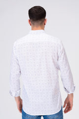 Mens Long Sleeved Shirt Printed With Comfortable Summer Material