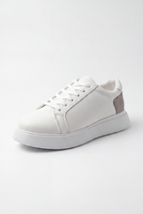 Men’s Tomato Store Platform Sneakers Clean Minimal Design Lace Up Closure Shoes