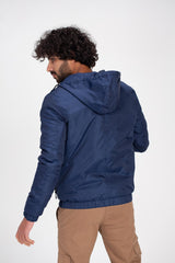 Men's Casual Full Zipper Basic Waterproof Sweatshirt