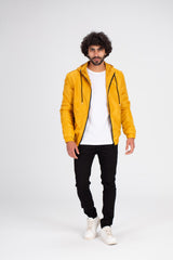 Men's Casual Full Zipper Basic Waterproof Sweatshirt