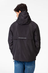 Men's Waterproof Hooded Jacket With Long Sleeves