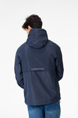 Men's Waterproof Hooded Jacket With Long Sleeves