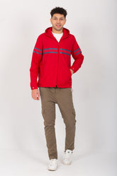 Men's Casual Zipper Hooded Waterproof Jacket With Unique Style