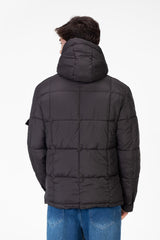 Men's Waterproof Puffer Hood Jacket With Pockets