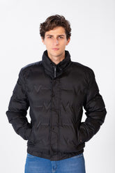 Men's Waterproof Puffer Jacket With Pockets And Zippers