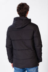 Men's Waterproof Puffer Jacket With Front Pockets