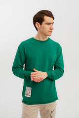Men's Long Style Regular Fit Basic Made Of Comfort Cotton Long Sleeves Winter Sweatshirt