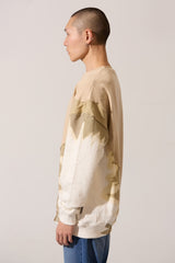 Men's Round Neck Sweatshirt Modern Design Long Sleeve Melton Oversize