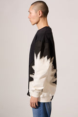 Men's Round Neck Sweatshirt Modern Design Long Sleeve Melton Oversize